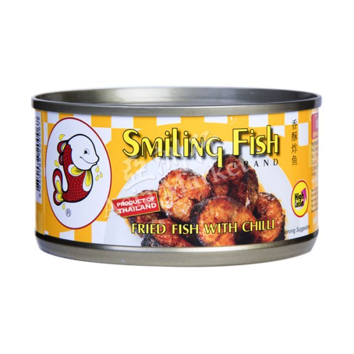 Smilling Fish Fried Fish w/ Chilli 90g