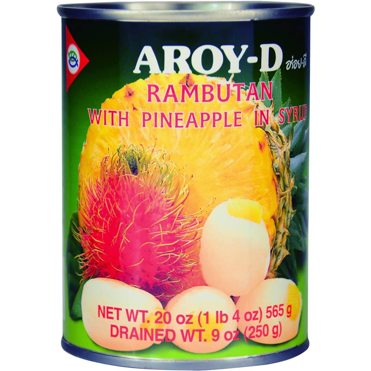 Aroy-DRambutan with Pineapple in Syrup