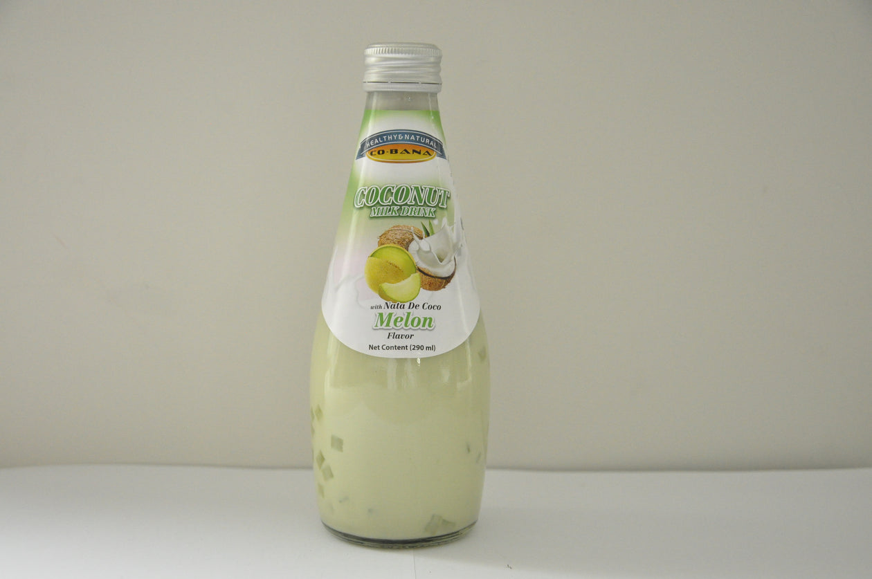 Coconut Milk Drink with Nata De Coco Melon Flavor